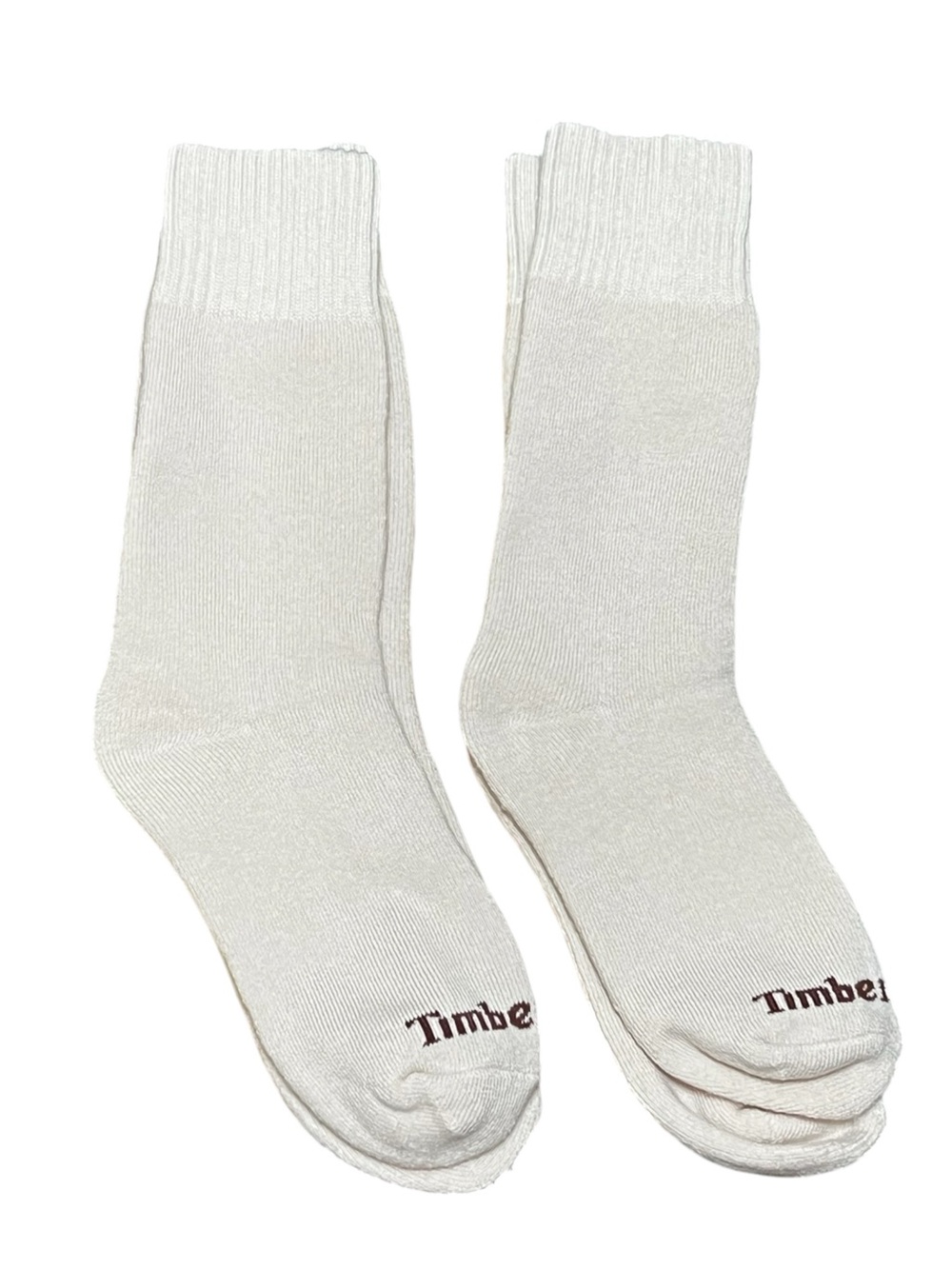 Timberland Women’s Ribbed Medium Weight Crew Socks M Comfort Warm Cozy